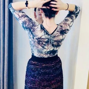 NWT Anthropologie Guinevere Woodland Haze Sweater